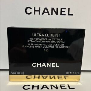 CHANEL Ultra Le Teint Compact Foundation B20 Flawless Finish - New in Box